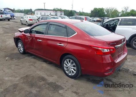 2018 Nissan Sentra Sv из США, поврежденный, VIN 3N1AB7APXJY311545
